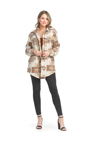 JT-15708 - Global Woven Shacket with Pockets - Colors: As Shown - Available Sizes:XS-XXL - Catalog Page:66 