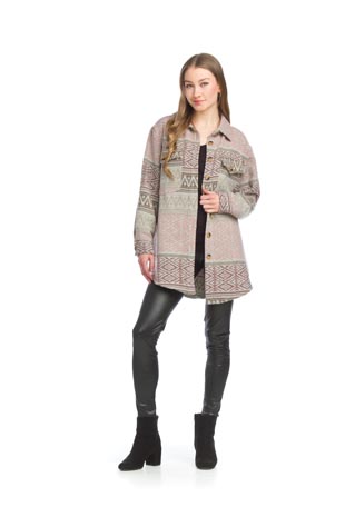 JT-15709 - Global Woven Shacket with Pockets - Colors: As Shown - Available Sizes:XS-XXL - Catalog Page:79 